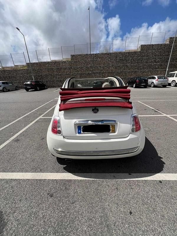 Branco Usado 2015 Fiat 500 Cabrios | € 8.990 (Preço justo) - Imagem 1/4
