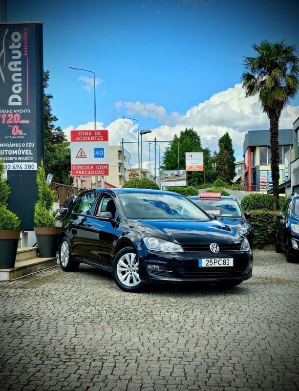 Preto Usado 2014 VW Golf VII Citadino | € 12.495 (Bom preço) - Imagem 1/4