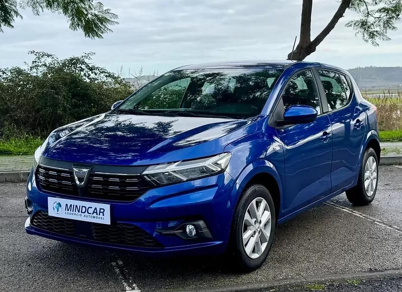 Azul Usado 2022 Dacia Sandero Essentiel Citadino | € 12.480 (Super Preço) - Imagem 1/4