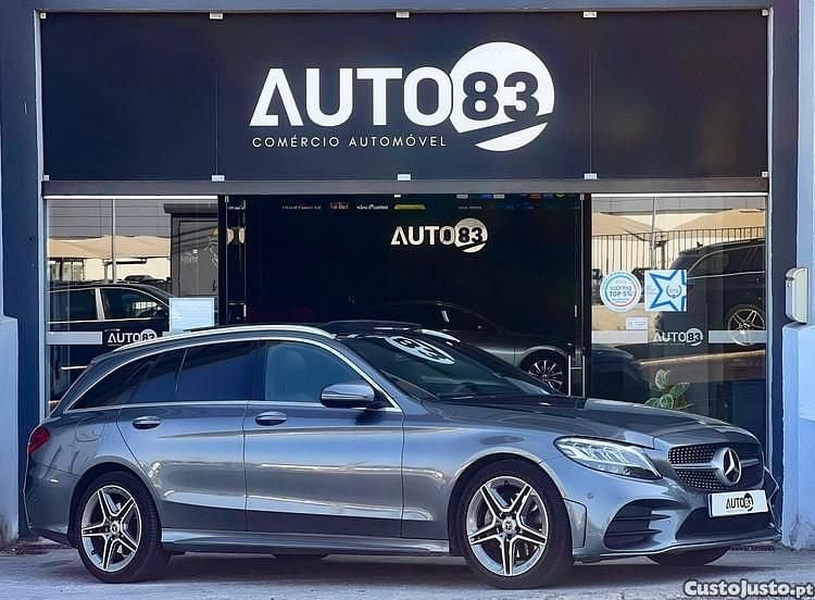 Cinza Usado 2019 Mercedes C220 AMG line Carrinha | € 27.990 (Preço justo) - Imagem 1/1