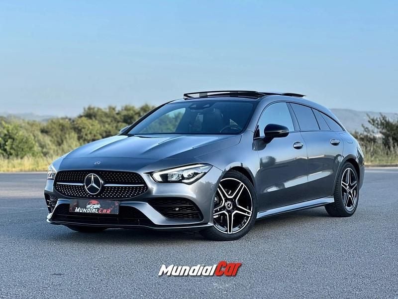 Cinza Usado 2020 Mercedes CLA180 AMG line Sedan | € 32.900 (Preço elevado) - Imagem 1/4