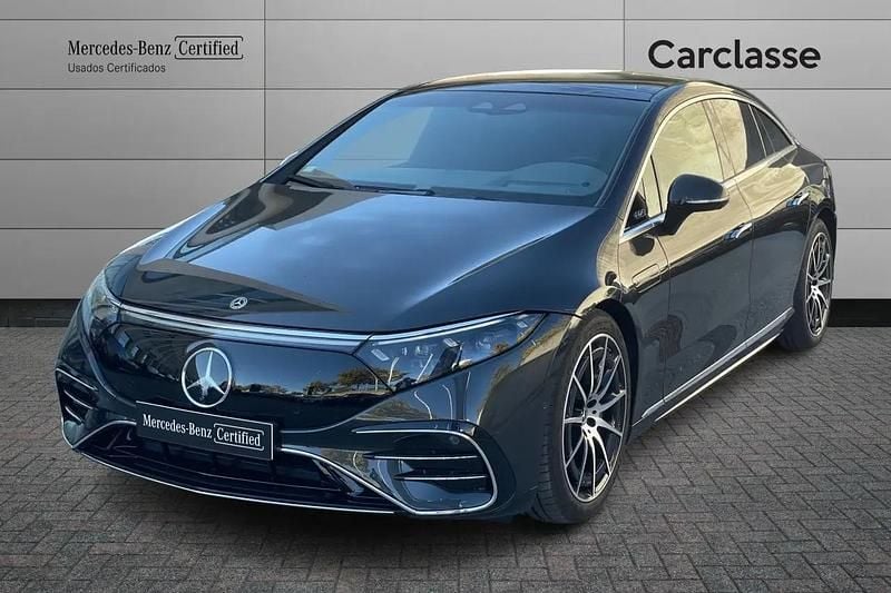 Cinza graphite Usado 2022 Mercedes EQS580 AMG | € 79.900 - Imagem 1/4