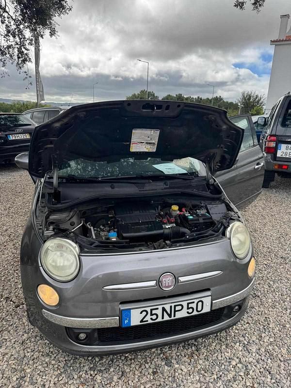 Usado Fiat 500 69 HP (50 kW) 2013 Cinzento Cabrios