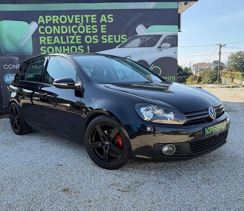 Preto Usado 2009 VW Golf VI Trendline | € 9.900 (Caro) - Imagem 1/4
