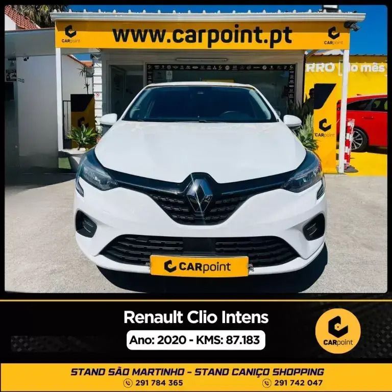 Branco Usado 2020 Renault Clio V Intens Citadino | € 15.900 (Preço elevado) - Imagem 1/4