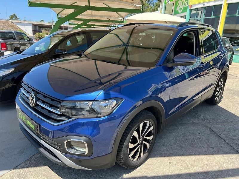 Azul Usado 2022 VW T-Cross Life SUV | € 19.800 (Caro) - Imagem 1/4