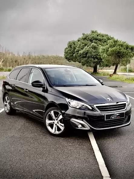 Usado Peugeot 308 SW GT-line 120 HP (88 kW) 2014 Preto Carrinha