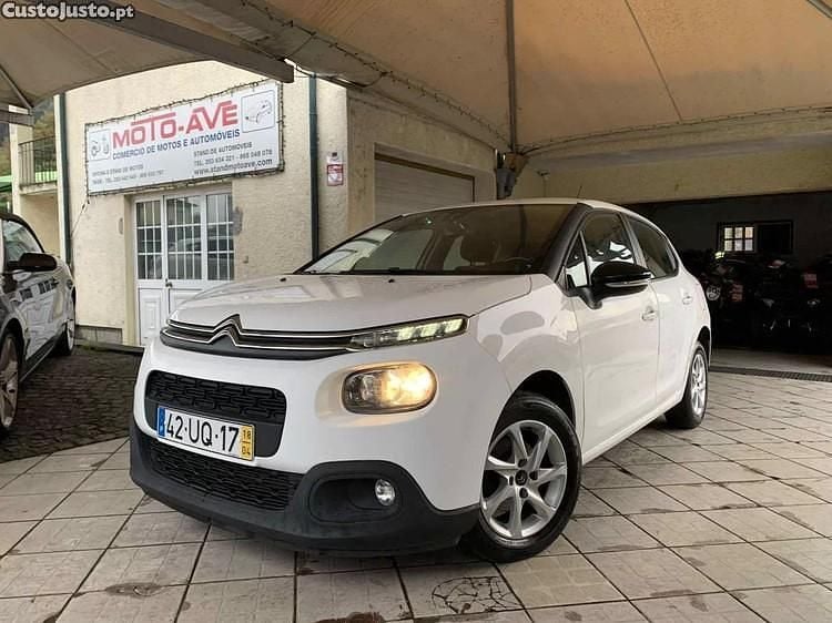 Branco Usado 2018 Citroën C3 Feel Citadino | € 11.950 (Preço justo) - Imagem 1/1