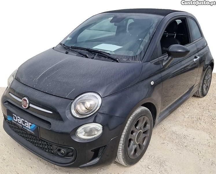 Preto Usado 2021 Fiat 500C Connect Cabrios | € 10.799 (Bom preço) - Imagem 1/1
