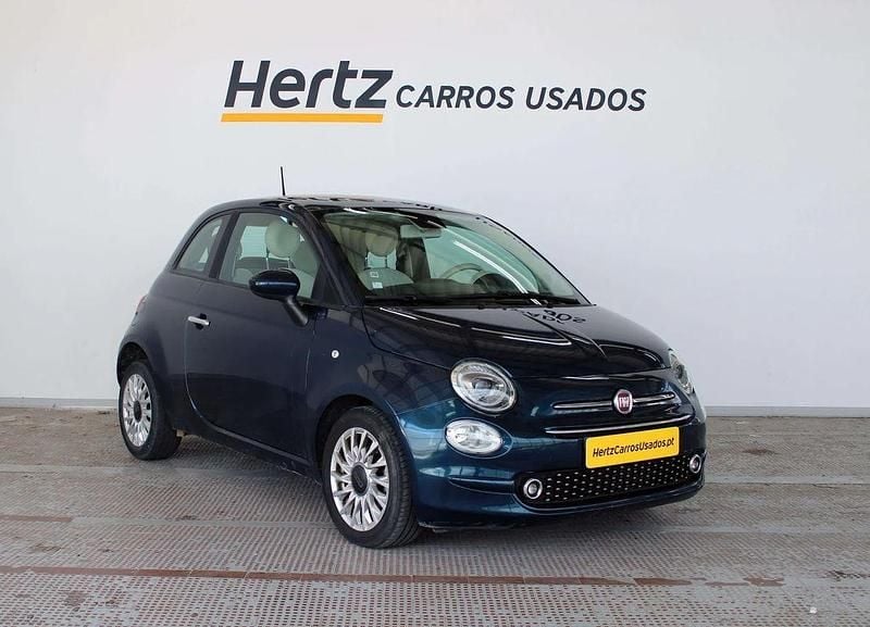 Azul Usado 2021 Fiat 500 Lounge Citadino | € 10.990 (Bom preço) - Imagem 1/4