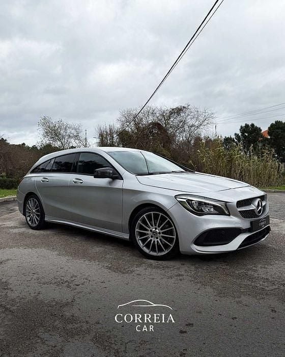 Cinzento Usado 2018 Mercedes CLA180 AMG line Sedan | € 20.990 (Bom preço) - Imagem 1/4