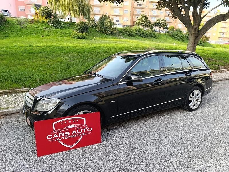 Preto Usado 2008 Mercedes C220 Avantgarde Carrinha | € 10.850 - Imagem 1/4