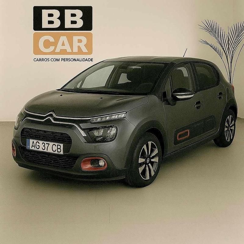 Cinzento Usado 2021 Citroën C3 Citadino | € 12.900 (Preço justo) - Imagem 1/4
