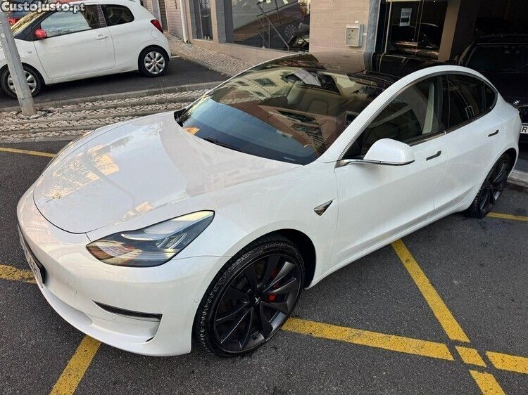 Branco Usado 2020 Tesla Model 3 Performance Sedan | € 26.900 (Super Preço) - Imagem 1/1
