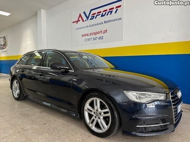 Azul Usado 2015 Audi A6 S-Line | € 21.450 (Caro) - Imagem 1/1