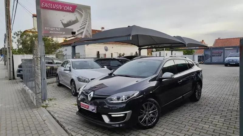 Cinza escuro Usado 2015 Renault Mégane GT Line GT-Line Carrinha | € 10.900 (Preço justo) - Imagem 1/4