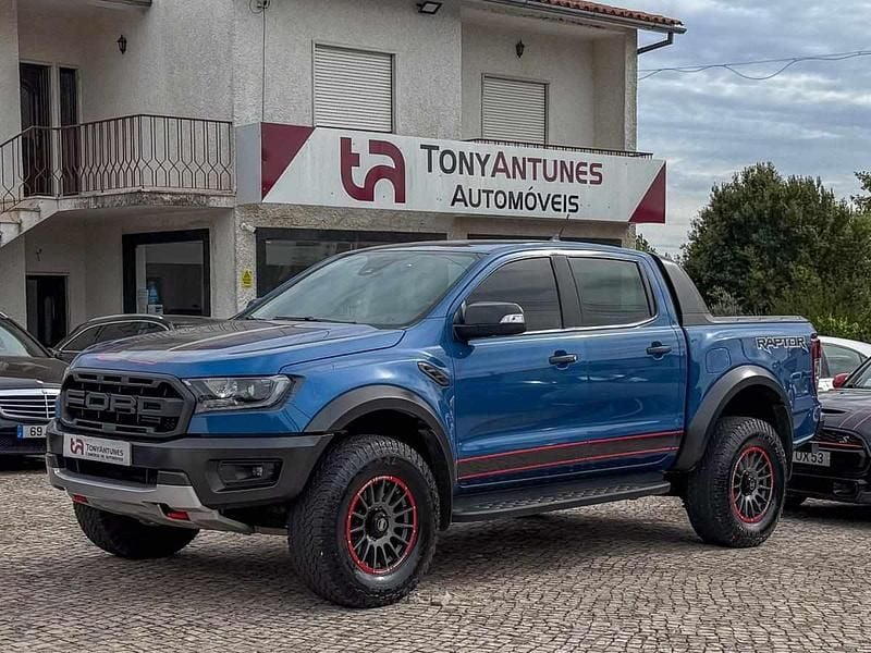 Azul Usado 2022 Ford Ranger Raptor Pickup | € 52.500 (Preço elevado) - Imagem 1/4