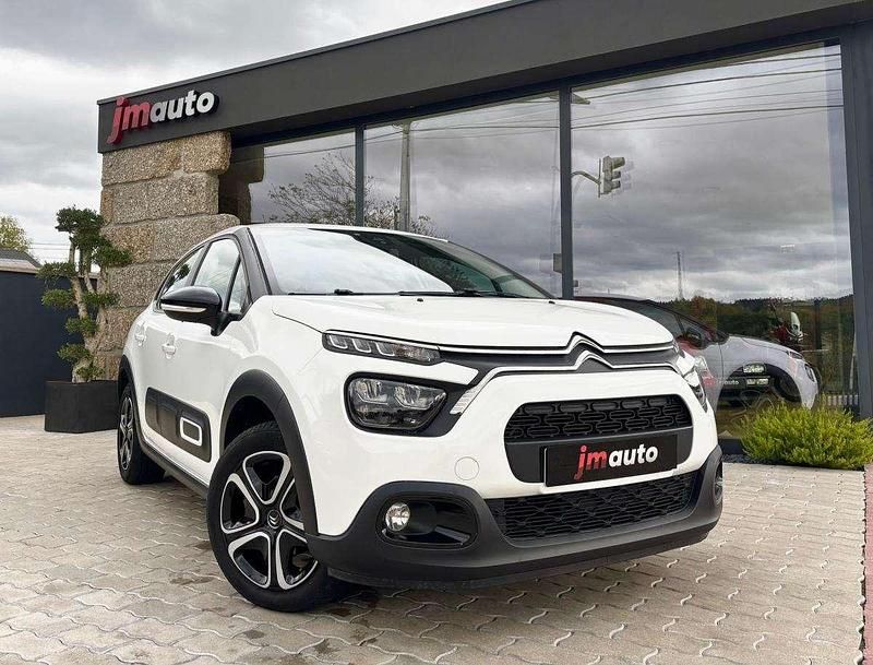Branco Usado 2021 Citroën C3 Feel | € 14.990 - Imagem 1/4