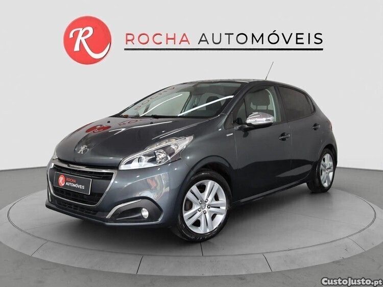 Cinza Usado 2017 Peugeot 208 Active Citadino | € 9.399 (Bom preço) - Imagem 1/1