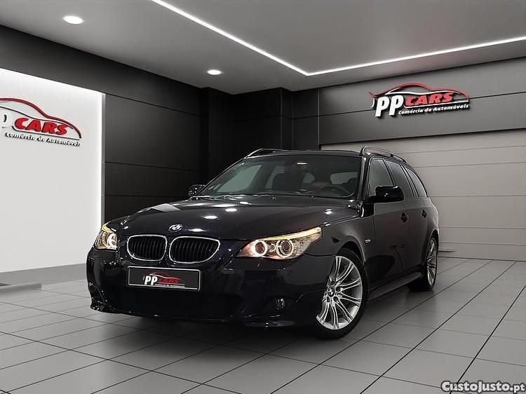 Preto Usado 2008 BMW 520 Efficient Dynamics Carrinha | € 9.950 (Preço justo) - Imagem 1/1