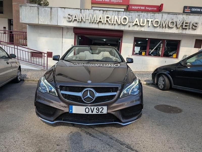 Usado Mercedes E250 Avantgarde 204 HP (150 kW) 2014 Castanho Cabrios