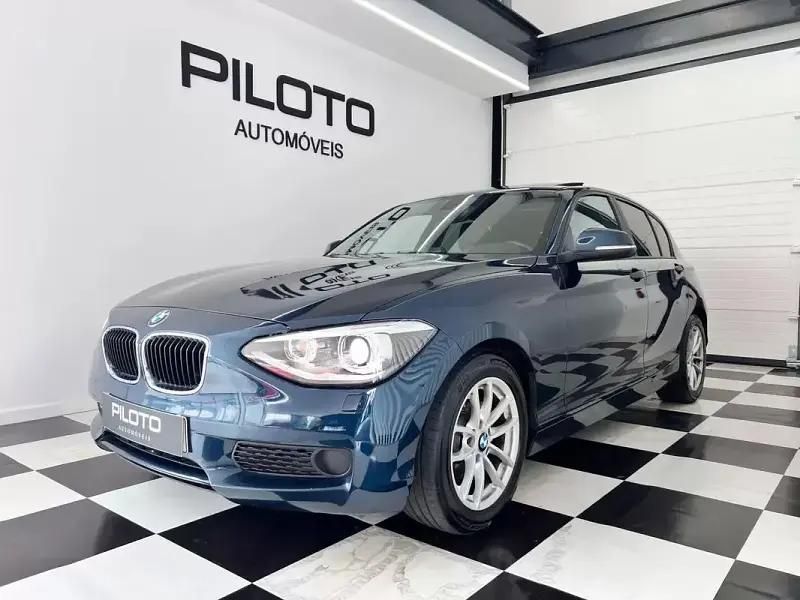 Azul Usado 2013 BMW 116 Citadino | € 10.990 (Preço elevado) - Imagem 1/4