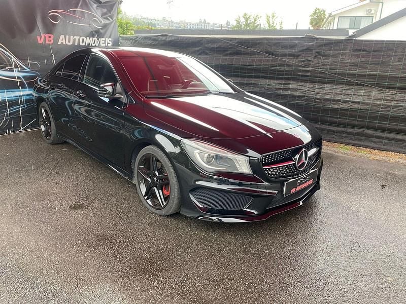 Preto Usado 2014 Mercedes CLA220 AMG line Sedan | € 24.500 - Imagem 1/4