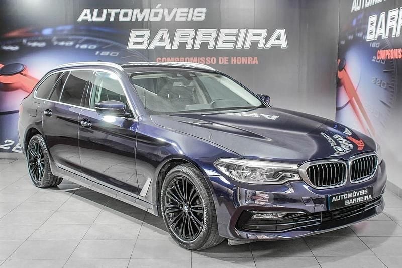 Azul escuro Usado 2017 BMW 520 Sport Line Carrinha | € 25.900 (Preço justo) - Imagem 1/4