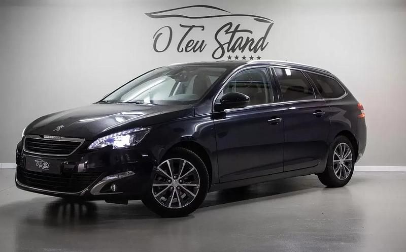 Azul escuro Usado 2017 Peugeot 308 SW Allure Carrinha | € 12.250 - Imagem 1/4