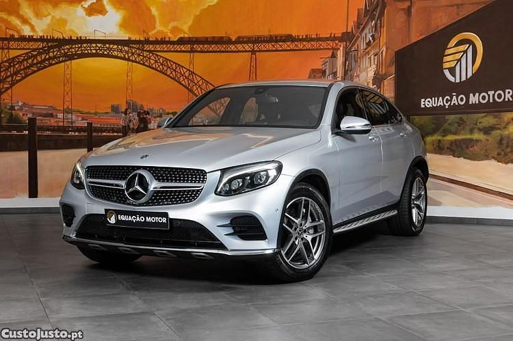 Cinza Usado 2017 Mercedes GLC250 AMG line Coupé | € 29.900 (Super Preço) - Imagem 1/1