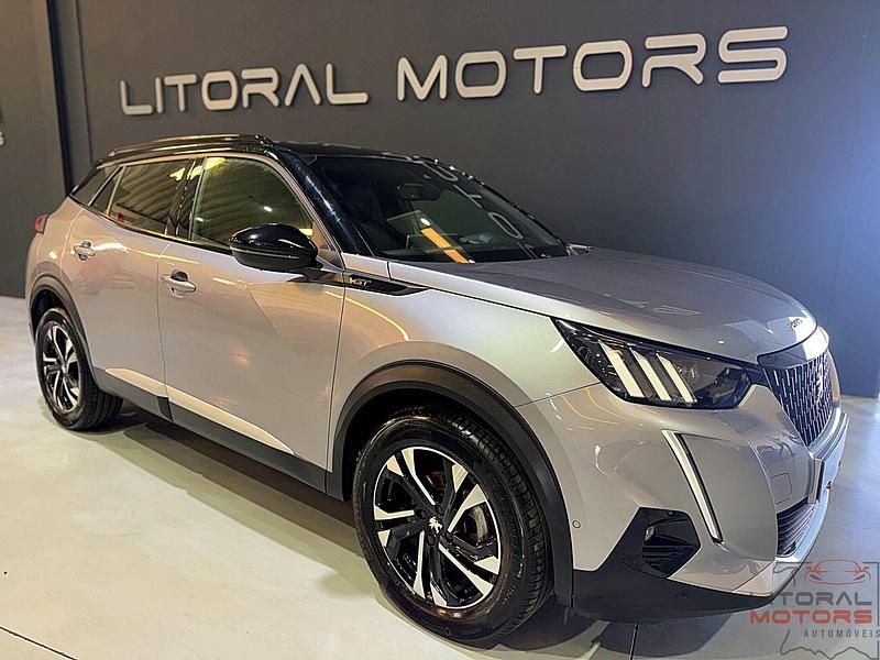 Cinza Usado 2021 Peugeot 2008 GT-line SUV | € 18.500 (Preço justo) - Imagem 1/3