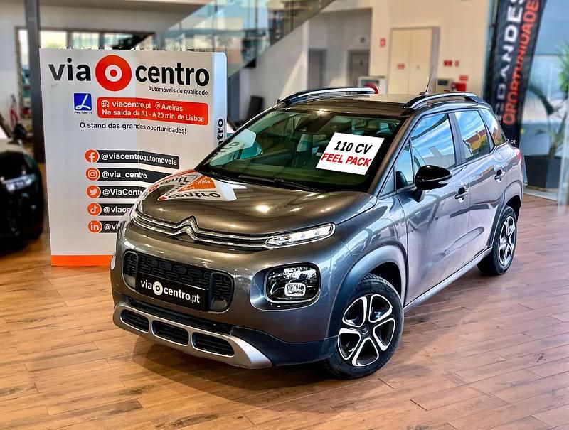Cinza Usado 2020 Citroën C3 Aircross Feel SUV | € 12.400 (Preço justo) - Imagem 1/4