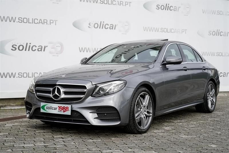 Usado Mercedes E220 AMG line 194 HP (142 kW) 2016 Cinza Sedan
