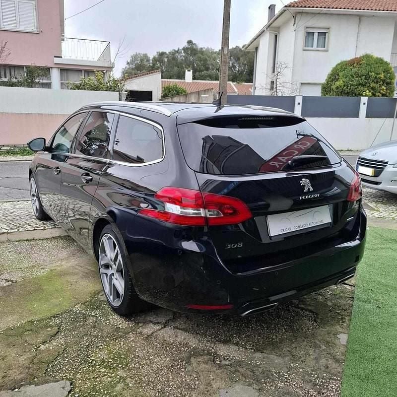 Usado Peugeot 308 100 HP (73 kW) 2015 Preto Carrinha