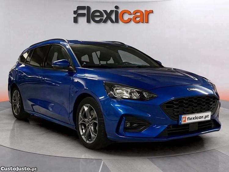 Azul Usado 2020 Ford Focus ST-Line Carrinha | € 16.490 (Preço justo) - Imagem 1/1