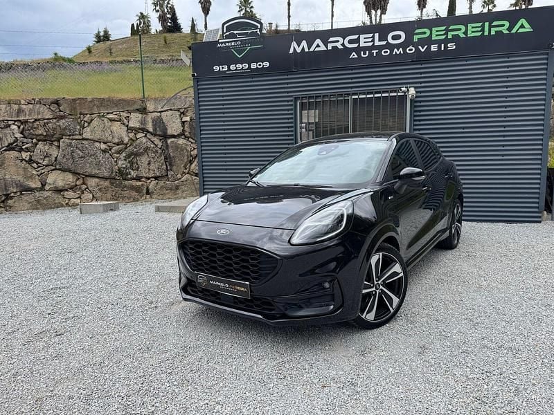 Preto Usado 2021 Ford Puma Gen-E ST-Line SUV | € 18.900 - Imagem 1/4