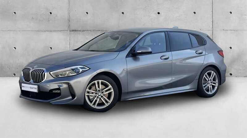 Cinza skyscraper metalizado Usado 2024 BMW 116 Citadino | € 33.946 (Preço elevado) - Imagem 1/4