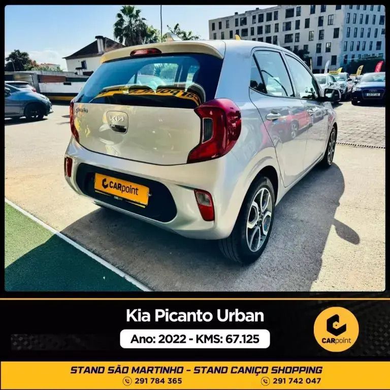 Usado Kia Picanto 67 HP (49 kW) 2022 Cinzento Citadino