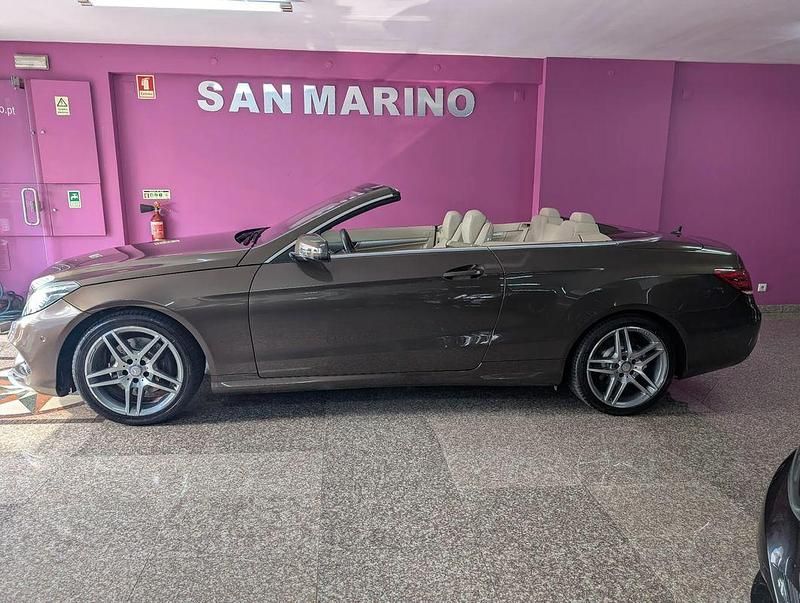 Usado Mercedes E250 Avantgarde 204 HP (150 kW) 2014 Castanho Cabrios