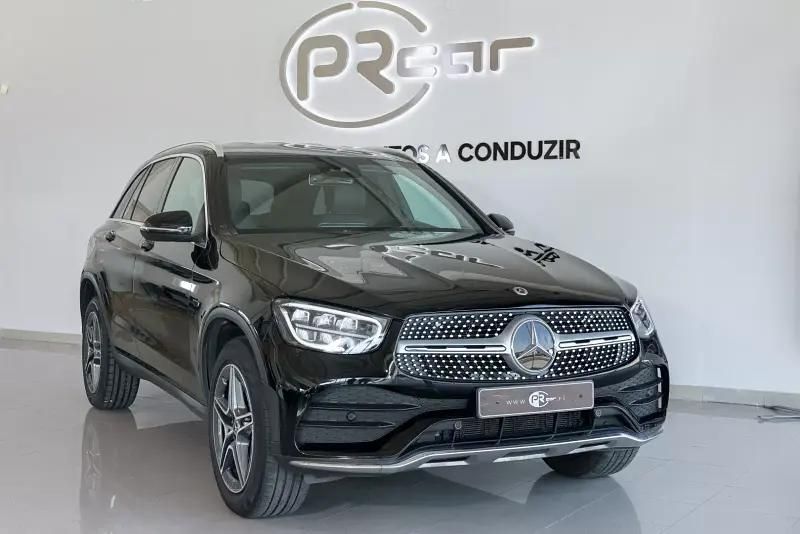Preto Usado 2020 Mercedes GLC300e AMG line SUV | € 42.500 (Preço justo) - Imagem 1/4