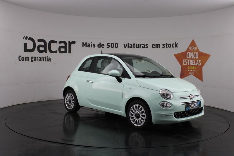 Verde Usado 2020 Fiat 500 Lounge Citadino | € 9.999 (Super Preço) - Imagem 1/4