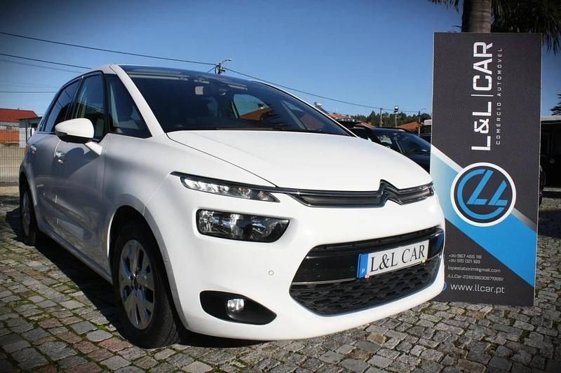 Branco Usado 2016 Citroën C4 Picasso Monovolume | € 14.900 (Preço elevado) - Imagem 1/4