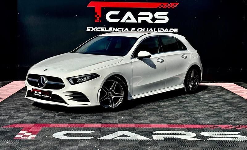 Branco Usado 2018 Mercedes A180 AMG line | € 26.900 (Preço elevado) - Imagem 1/4