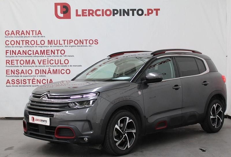Cinzento Usado 2021 Citroën C5 Aircross PureTech SUV | € 20.750 (Preço justo) - Imagem 1/4