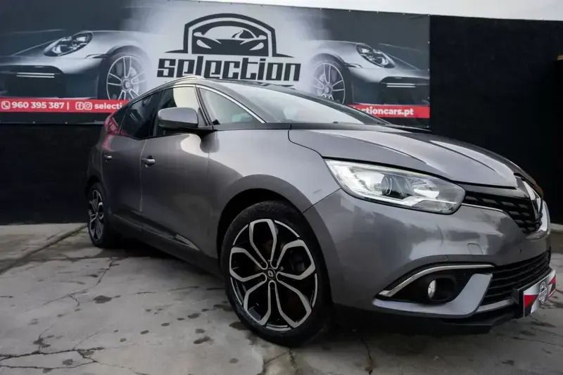 Usado Renault Grand Scénic IV Dynamique 110 HP (80 kW) 2018 Cinza escuro Monovolume