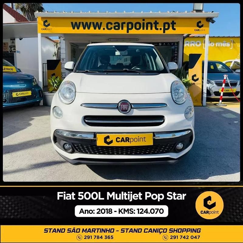 Branco Usado 2018 Fiat 500L Pop Star Monovolume | € 13.900 (Preço elevado) - Imagem 1/4