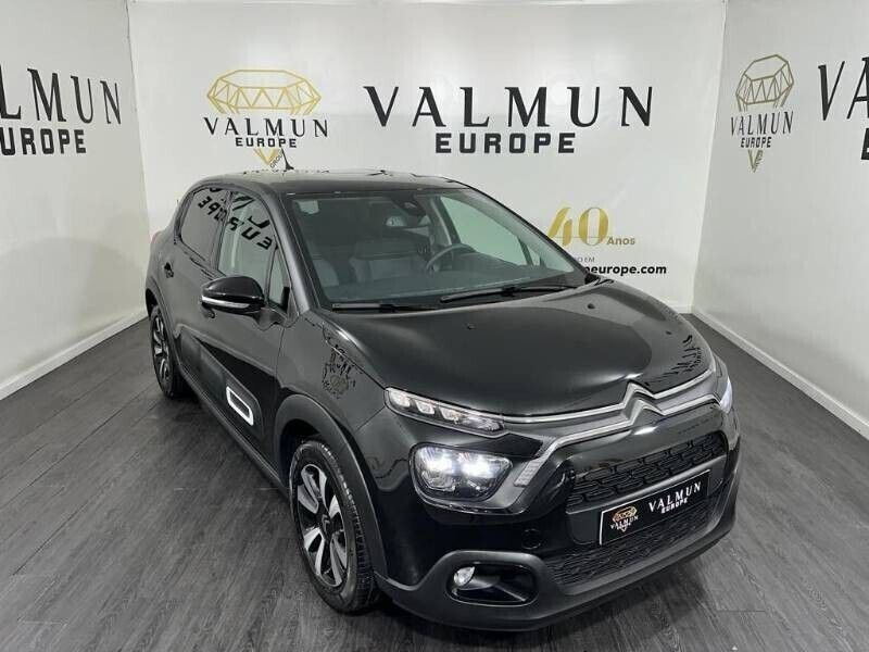 Preto Usado 2022 Citroën C3 PureTech Citadino | € 14.900 (Preço elevado) - Imagem 1/4