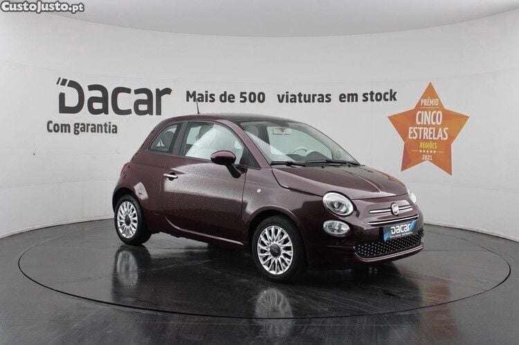 Vermelho Usado 2020 Fiat 500 Lounge | € 9.999 (Bom preço) - Imagem 1/1