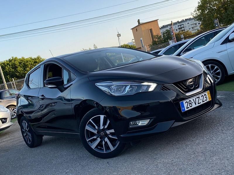 Preto Usado 2019 Nissan Micra Acenta Citadino | € 11.900 (Preço justo) - Imagem 1/4