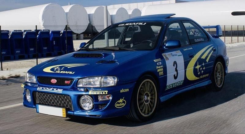 Azul Usado 2000 Subaru Impreza GT Sedan | € 30.000 - Imagem 1/4